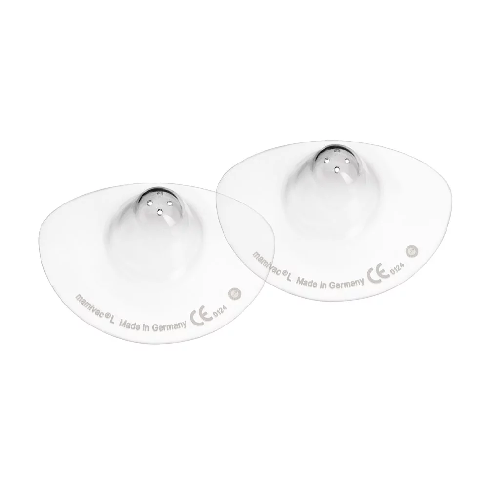 Spectra Baby USA - Mamivac Nipple Shield - Conical Shaped - 2 Count with  Carrying Case - Large / 28mm 