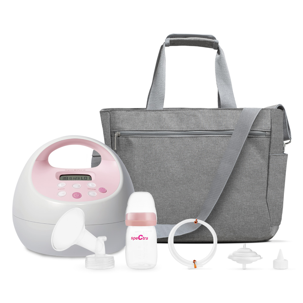 Spectra - Premium Breast Milk Pump Accessory Kit with Baby Bottles - Medium  24mm - Breast Pump Accessories
